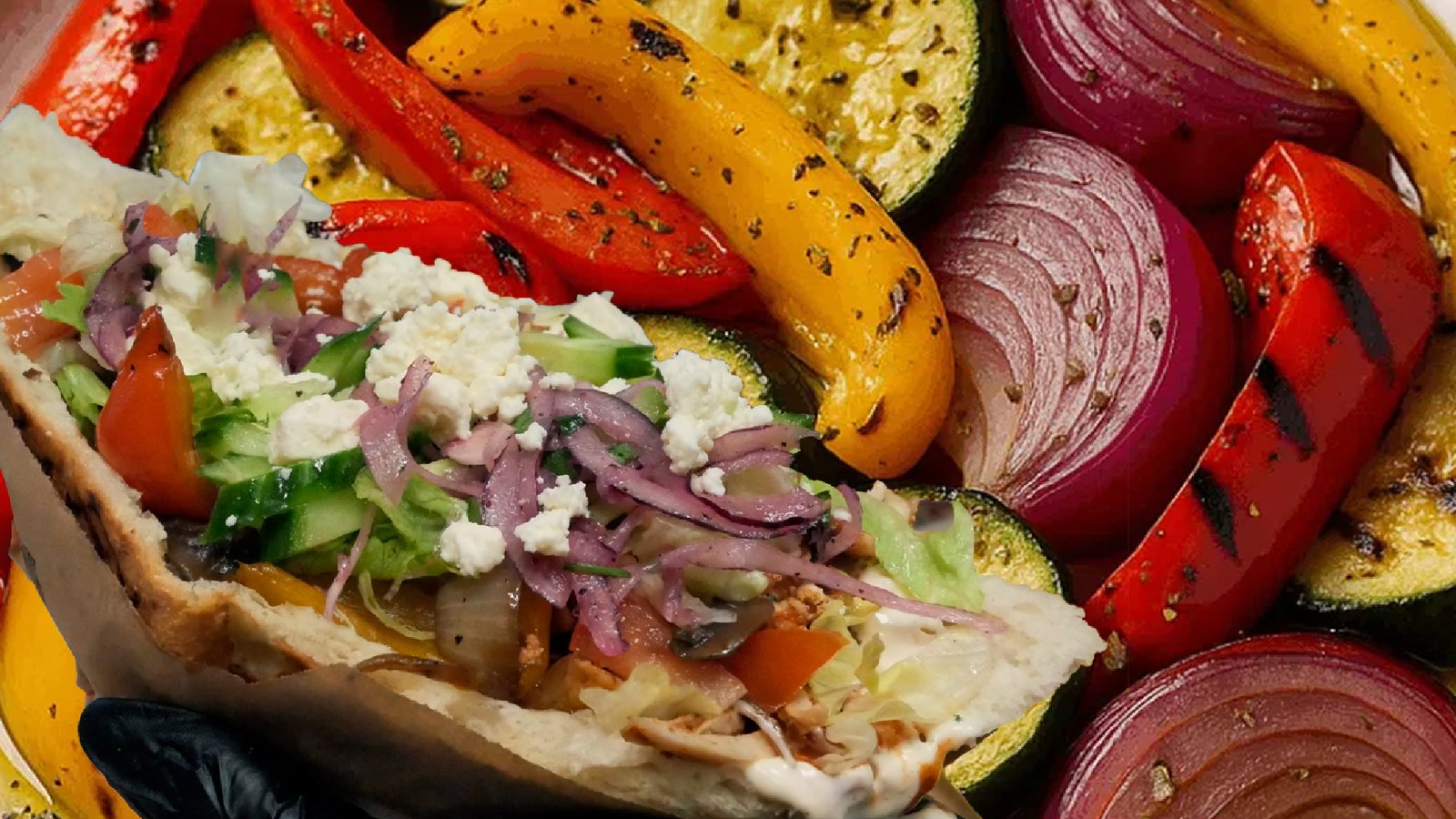 Przygotowanie lawasza na miejscu - rzemieślniczy kebab Czarny Wół Rzeszów